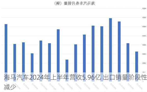 海马汽车2024年上半年营收5.96亿 出口销量阶段性减少