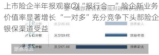 上市险企半年报观察②|“报行合一”险企新业务价值率显著增长 “一对多”充分竞争下头部险企银保渠道受益