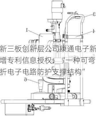 新三板创新层公司康通电子新增专利信息授权：“一种可弯折电子电路防护支撑结构”