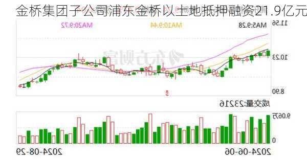 金桥集团子公司浦东金桥以土地抵押融资21.9亿元