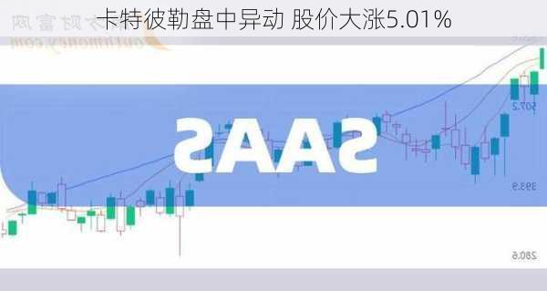 卡特彼勒盘中异动 股价大涨5.01%