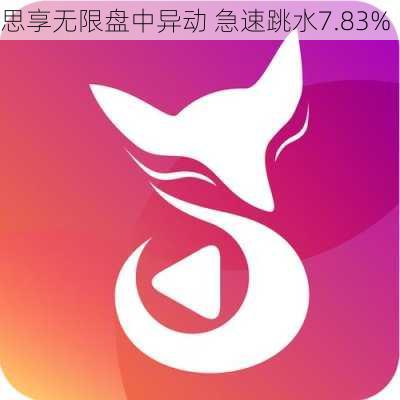 思享无限盘中异动 急速跳水7.83%