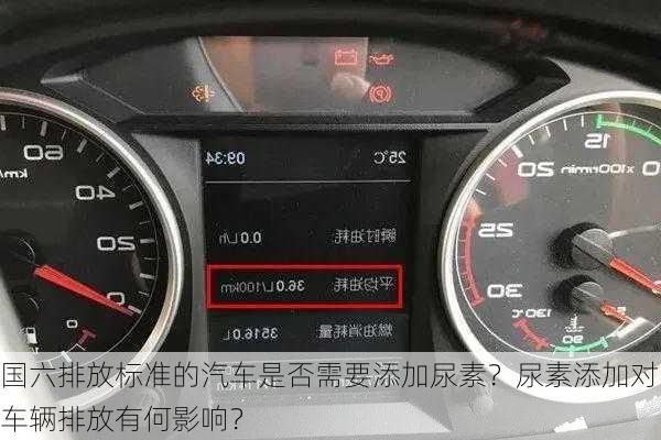 国六排放标准的汽车是否需要添加尿素？尿素添加对车辆排放有何影响？