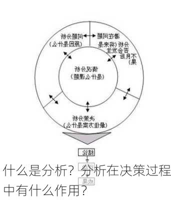 什么是分析？分析在决策过程中有什么作用？