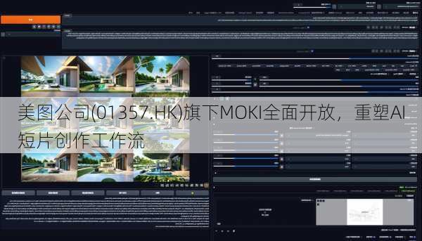 美图公司(01357.HK)旗下MOKI全面开放，重塑AI短片创作工作流