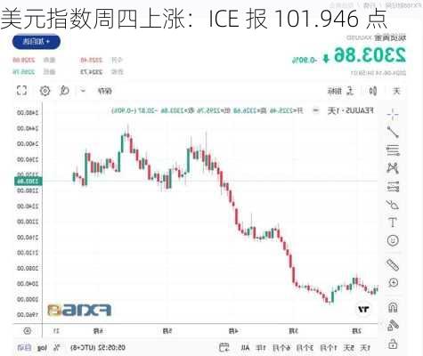 美元指数周四上涨：ICE 报 101.946 点