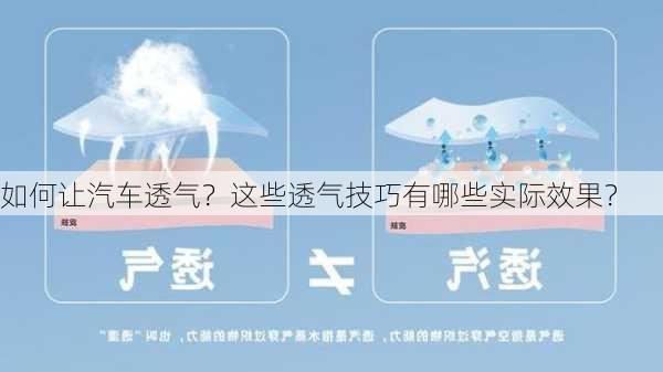 如何让汽车透气？这些透气技巧有哪些实际效果？