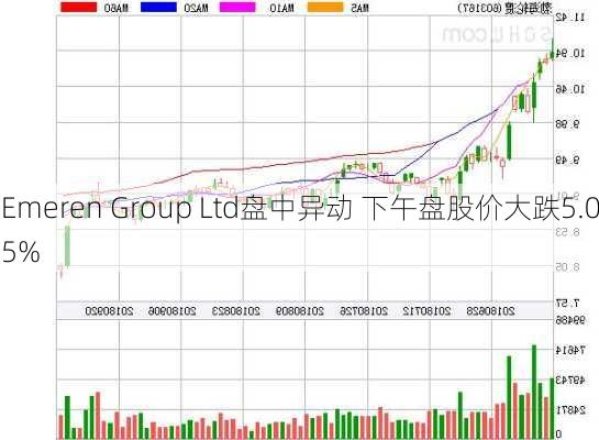 Emeren Group Ltd盘中异动 下午盘股价大跌5.05%