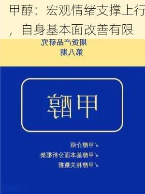 甲醇：宏观情绪支撑上行，自身基本面改善有限