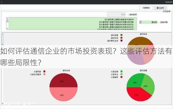 如何评估通信企业的市场投资表现？这些评估方法有哪些局限性？