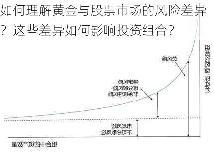 如何理解黄金与股票市场的风险差异？这些差异如何影响投资组合？