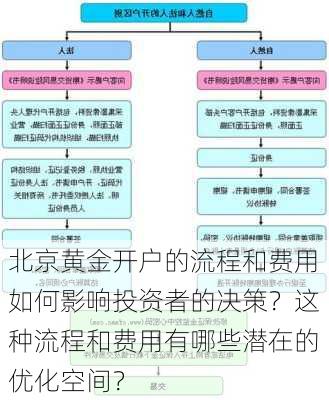 北京黄金开户的流程和费用如何影响投资者的决策？这种流程和费用有哪些潜在的优化空间？