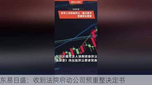 东易日盛：收到法院启动公司预重整决定书