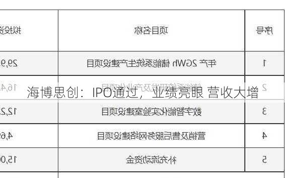 海博思创：IPO通过，业绩亮眼 营收大增